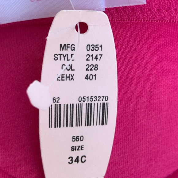 NWT Pink Victoria’s Secret Fuchsia Pink Bra - Picture 7 of 8